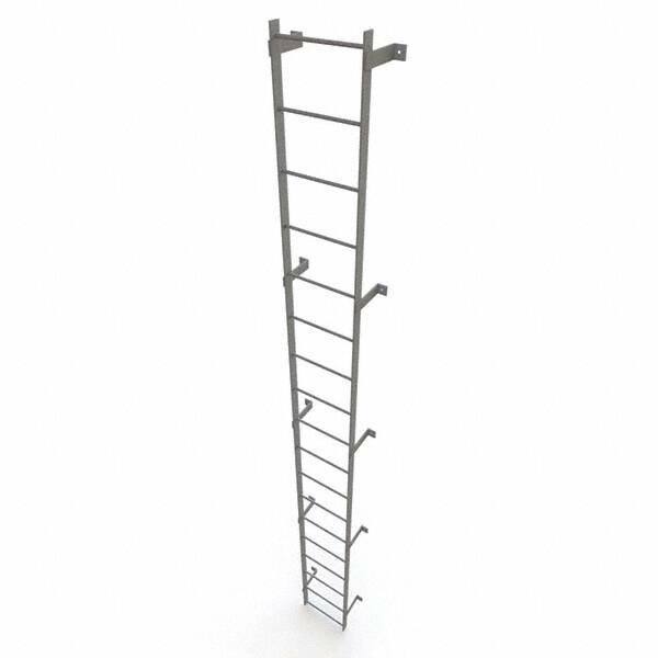 TRI-ARC - Rolling & Wall Mounted Ladders & Platforms Type: Fixed Ladder Style: Safety Cage - Apex Tool & Supply