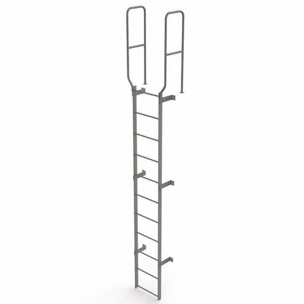TRI-ARC - Rolling & Wall Mounted Ladders & Platforms Type: Fixed Ladder Style: Safety Cage - Apex Tool & Supply