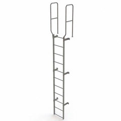 TRI-ARC - Rolling & Wall Mounted Ladders & Platforms Type: Fixed Ladder Style: Safety Cage - Apex Tool & Supply