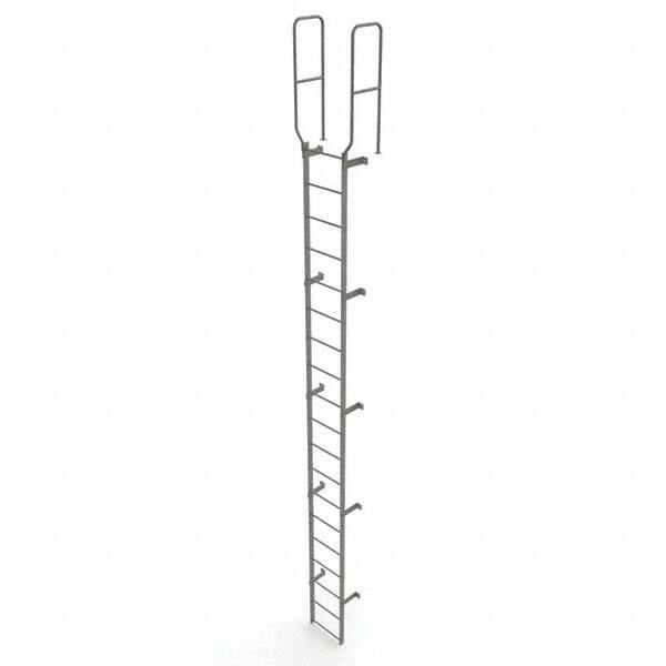 TRI-ARC - Rolling & Wall Mounted Ladders & Platforms Type: Fixed Ladder Style: Safety Cage - Apex Tool & Supply