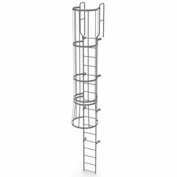 TRI-ARC - Rolling & Wall Mounted Ladders & Platforms Type: Fixed Ladder Style: Safety Cage - Apex Tool & Supply
