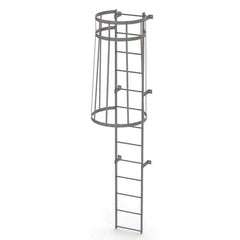 TRI-ARC - Rolling & Wall Mounted Ladders & Platforms Type: Fixed Ladder Style: Safety Cage - Apex Tool & Supply
