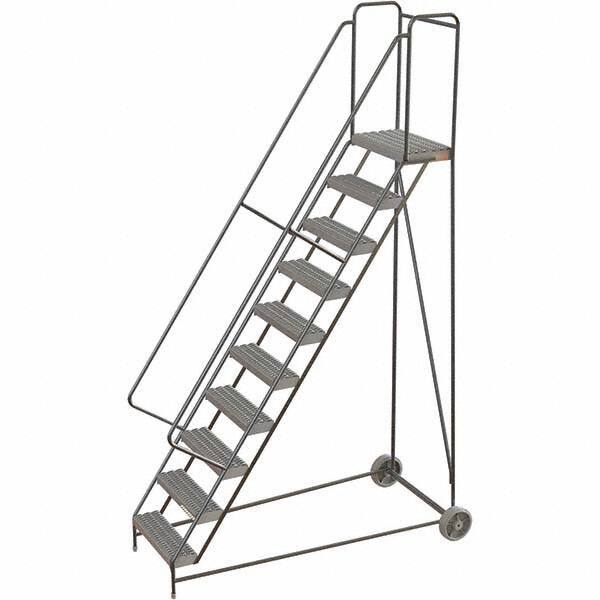 TRI-ARC - Rolling & Wall Mounted Ladders & Platforms Type: Rolling Warehouse Ladder Style: Rolling Safety Ladder - Apex Tool & Supply