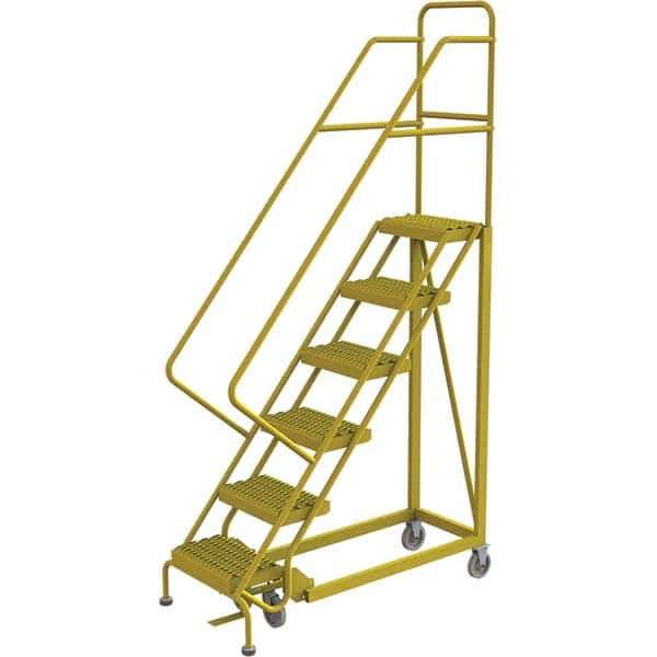 TRI-ARC - Rolling & Wall Mounted Ladders & Platforms Type: Stairway Slope Ladder Style: Forward Descent 50 Degree Incline - Apex Tool & Supply