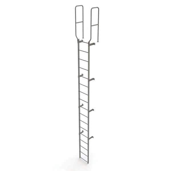 TRI-ARC - Rolling & Wall Mounted Ladders & Platforms Type: Fixed Ladder Style: Safety Cage - Apex Tool & Supply