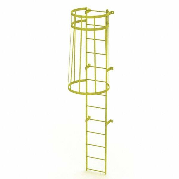 TRI-ARC - Rolling & Wall Mounted Ladders & Platforms Type: Fixed Ladder Style: Safety Cage - Apex Tool & Supply