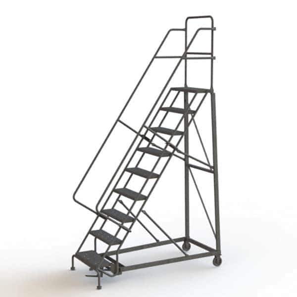 TRI-ARC - Rolling & Wall Mounted Ladders & Platforms Type: Rolling Warehouse Ladder Style: Rolling Safety Ladder - Apex Tool & Supply