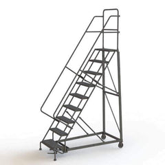 TRI-ARC - Rolling & Wall Mounted Ladders & Platforms Type: Rolling Warehouse Ladder Style: Rolling Safety Ladder - Apex Tool & Supply