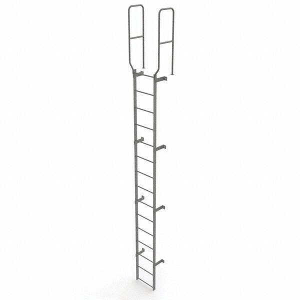 TRI-ARC - Rolling & Wall Mounted Ladders & Platforms Type: Fixed Ladder Style: Safety Cage - Apex Tool & Supply