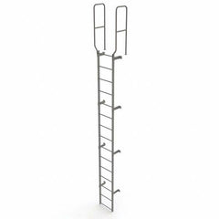 TRI-ARC - Rolling & Wall Mounted Ladders & Platforms Type: Fixed Ladder Style: Safety Cage - Apex Tool & Supply