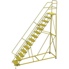 TRI-ARC - Rolling & Wall Mounted Ladders & Platforms Type: Stairway Slope Ladder Style: Forward Descent 50 Degree Incline - Apex Tool & Supply