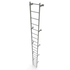 TRI-ARC - Rolling & Wall Mounted Ladders & Platforms Type: Fixed Ladder Style: Safety Cage - Apex Tool & Supply