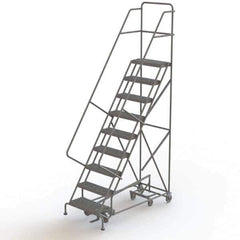 TRI-ARC - Rolling & Wall Mounted Ladders & Platforms Type: All-Directional Ladder Style: Forward Descent 50 Degree Incline - Apex Tool & Supply
