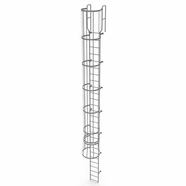 TRI-ARC - Rolling & Wall Mounted Ladders & Platforms Type: Fixed Ladder Style: Safety Cage - Apex Tool & Supply
