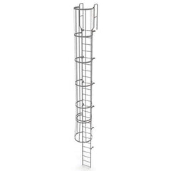 TRI-ARC - Rolling & Wall Mounted Ladders & Platforms Type: Fixed Ladder Style: Safety Cage - Apex Tool & Supply