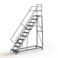 TRI-ARC - Rolling & Wall Mounted Ladders & Platforms Type: Stairway Slope Ladder Style: Rolling Safety Ladder - Apex Tool & Supply