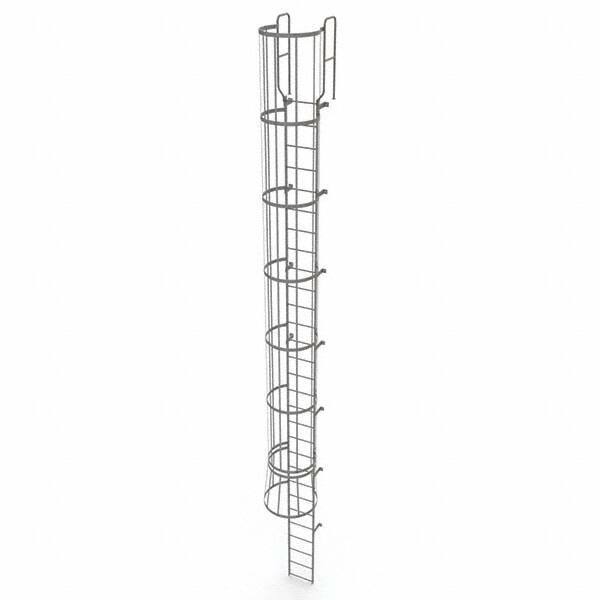 TRI-ARC - Rolling & Wall Mounted Ladders & Platforms Type: Fixed Ladder Style: Safety Cage - Apex Tool & Supply