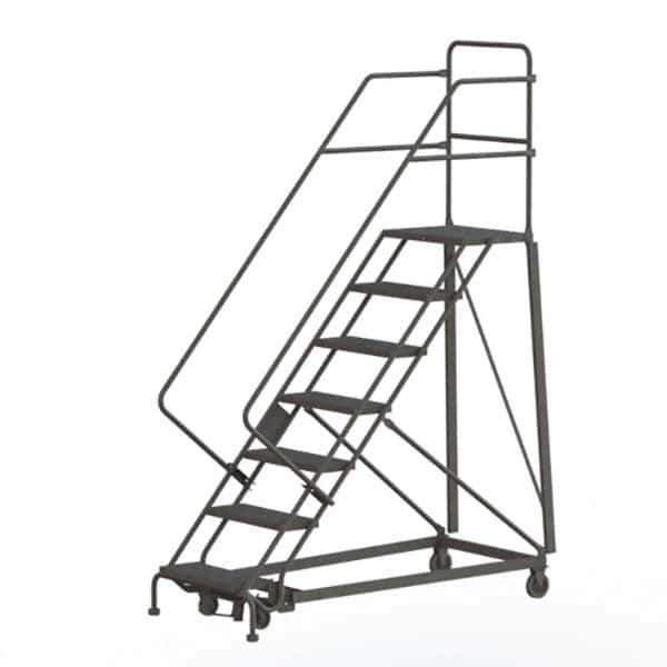 TRI-ARC - Rolling & Wall Mounted Ladders & Platforms Type: Stairway Slope Ladder Style: Rolling Safety Ladder - Apex Tool & Supply
