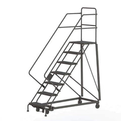 TRI-ARC - Rolling & Wall Mounted Ladders & Platforms Type: Stairway Slope Ladder Style: Rolling Safety Ladder - Apex Tool & Supply