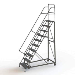 TRI-ARC - Rolling & Wall Mounted Ladders & Platforms Type: Rolling Warehouse Ladder Style: Rolling Safety Ladder - Apex Tool & Supply