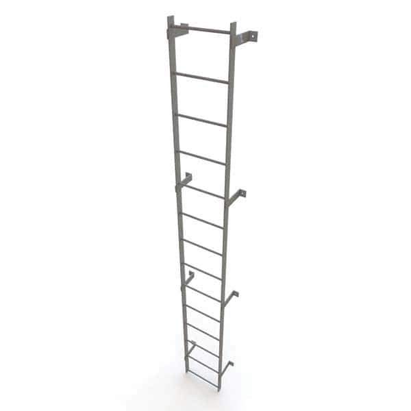 TRI-ARC - Rolling & Wall Mounted Ladders & Platforms Type: Fixed Ladder Style: Safety Cage - Apex Tool & Supply