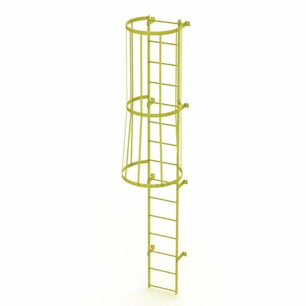 TRI-ARC - Rolling & Wall Mounted Ladders & Platforms Type: Fixed Ladder Style: Safety Cage - Apex Tool & Supply