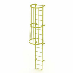 TRI-ARC - Rolling & Wall Mounted Ladders & Platforms Type: Fixed Ladder Style: Safety Cage - Apex Tool & Supply