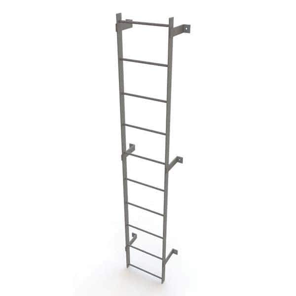 TRI-ARC - Rolling & Wall Mounted Ladders & Platforms Type: Fixed Ladder Style: Safety Cage - Apex Tool & Supply