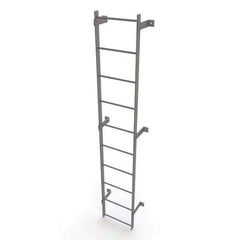 TRI-ARC - Rolling & Wall Mounted Ladders & Platforms Type: Fixed Ladder Style: Safety Cage - Apex Tool & Supply