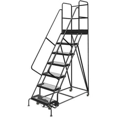 TRI-ARC - Rolling & Wall Mounted Ladders & Platforms Type: Rolling Warehouse Ladder Style: Rolling Platform Ladder - Apex Tool & Supply