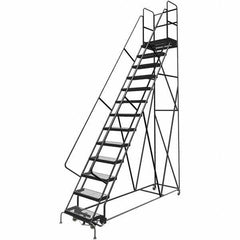 TRI-ARC - Rolling & Wall Mounted Ladders & Platforms Type: Rolling Warehouse Ladder Style: Rolling Platform Ladder - Apex Tool & Supply