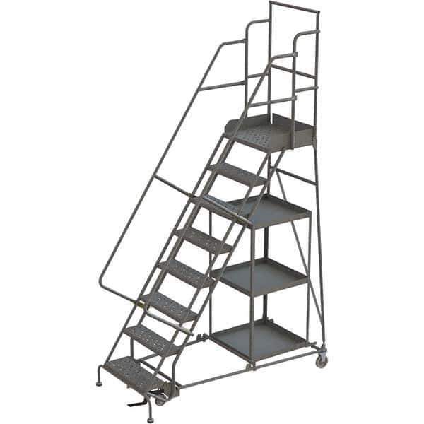 TRI-ARC - Rolling & Wall Mounted Ladders & Platforms Type: Stock-Picking Ladder Style: Rolling Safety Stock Picking Ladder - Apex Tool & Supply