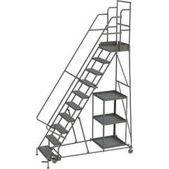 TRI-ARC - Rolling & Wall Mounted Ladders & Platforms Type: Stock-Picking Ladder Style: Rolling Safety Stock Picking Ladder - Apex Tool & Supply