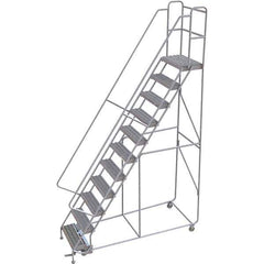 TRI-ARC - Rolling & Wall Mounted Ladders & Platforms Type: Rolling Warehouse Ladder Style: Rolling Safety Ladder - Apex Tool & Supply
