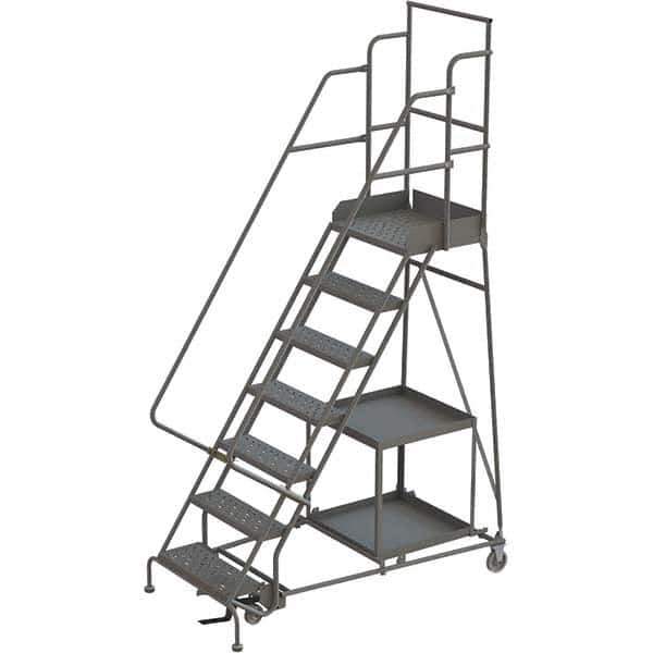 TRI-ARC - Rolling & Wall Mounted Ladders & Platforms Type: Stock-Picking Ladder Style: Rolling Safety Stock Picking Ladder - Apex Tool & Supply