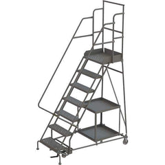 TRI-ARC - Rolling & Wall Mounted Ladders & Platforms Type: Stock-Picking Ladder Style: Rolling Safety Stock Picking Ladder - Apex Tool & Supply