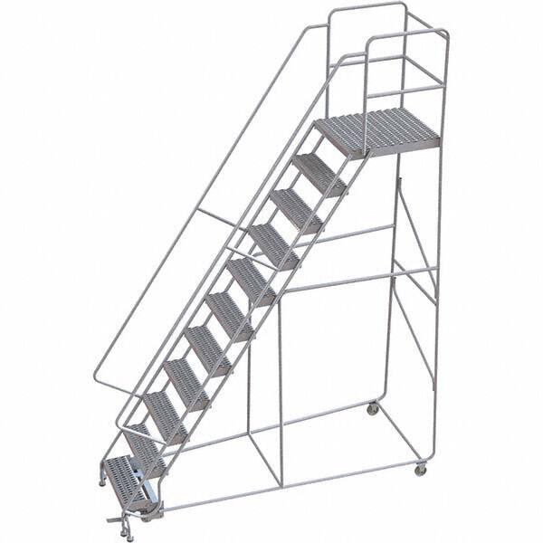 TRI-ARC - Rolling & Wall Mounted Ladders & Platforms Type: Rolling Warehouse Ladder Style: Rolling Safety Ladder - Apex Tool & Supply