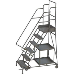 TRI-ARC - Rolling & Wall Mounted Ladders & Platforms Type: Stock-Picking Ladder Style: Rolling Safety Stock Picking Ladder - Apex Tool & Supply
