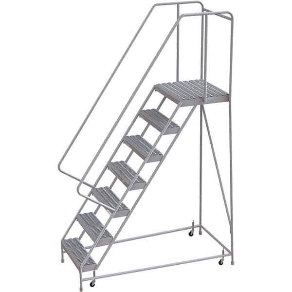 TRI-ARC - Rolling & Wall Mounted Ladders & Platforms Type: Rolling Warehouse Ladder Style: Rolling Safety Ladder - Apex Tool & Supply