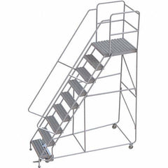 TRI-ARC - Rolling & Wall Mounted Ladders & Platforms Type: Rolling Warehouse Ladder Style: Rolling Safety Ladder - Apex Tool & Supply