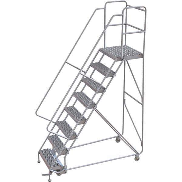 TRI-ARC - Rolling & Wall Mounted Ladders & Platforms Type: Rolling Warehouse Ladder Style: Rolling Safety Ladder - Apex Tool & Supply