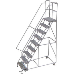 TRI-ARC - Rolling & Wall Mounted Ladders & Platforms Type: Rolling Warehouse Ladder Style: Rolling Safety Ladder - Apex Tool & Supply