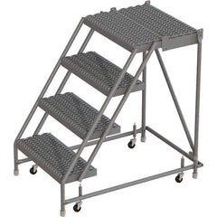 TRI-ARC - Rolling & Wall Mounted Ladders & Platforms Type: Rolling Warehouse Ladder Style: Rolling Platform Ladder - Apex Tool & Supply