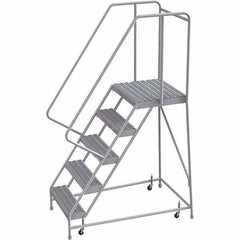 TRI-ARC - Rolling & Wall Mounted Ladders & Platforms Type: Rolling Warehouse Ladder Style: Rolling Safety Ladder - Apex Tool & Supply