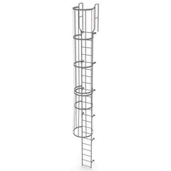 TRI-ARC - Rolling & Wall Mounted Ladders & Platforms Type: Fixed Ladder Style: Safety Cage - Apex Tool & Supply