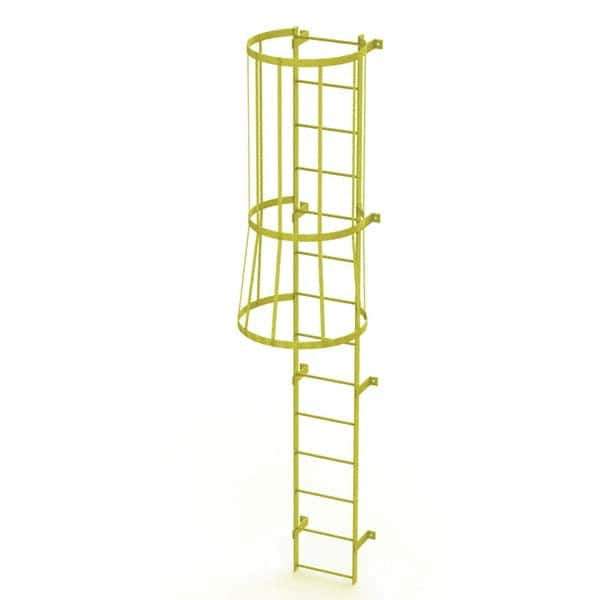 TRI-ARC - Rolling & Wall Mounted Ladders & Platforms Type: Fixed Ladder Style: Safety Cage - Apex Tool & Supply
