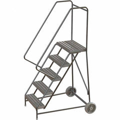 TRI-ARC - Rolling & Wall Mounted Ladders & Platforms Type: Rolling Warehouse Ladder Style: Rolling Safety Ladder - Apex Tool & Supply