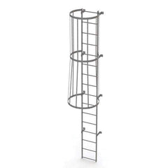 TRI-ARC - Rolling & Wall Mounted Ladders & Platforms Type: Fixed Ladder Style: Safety Cage - Apex Tool & Supply