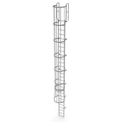 TRI-ARC - Rolling & Wall Mounted Ladders & Platforms Type: Fixed Ladder Style: Safety Cage - Apex Tool & Supply