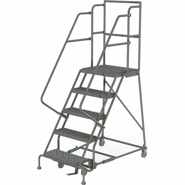 TRI-ARC - Rolling & Wall Mounted Ladders & Platforms Type: Rolling Warehouse Ladder Style: Rolling Platform Ladder - Apex Tool & Supply